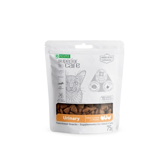 Nature's Protection Superior Care Urinary Ласощі для котів для підтримки сечовидільної системи з птицею, 75 г Киев