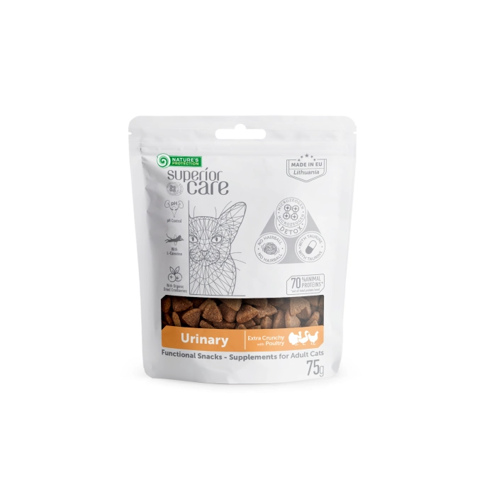 Nature's Protection Superior Care Urinary Ласощі для котів для підтримки сечовидільної системи з птицею, 75 г Киев - изображение 1
