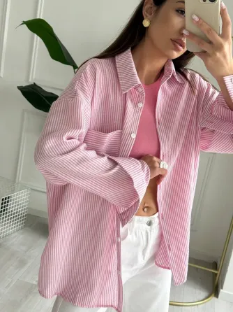 Льняная рубашка негабаритного размера — идеальный выбор для весны и лета. Одесса