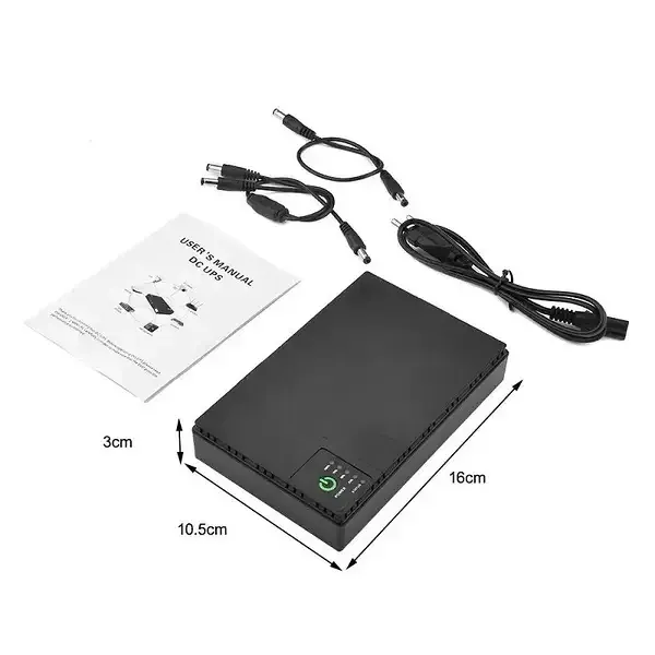 Источник бесперебойного питания для роутеров и модев DC-UPS DC1018P 10400 mAh, автономная работа до  Киев - изображение 4