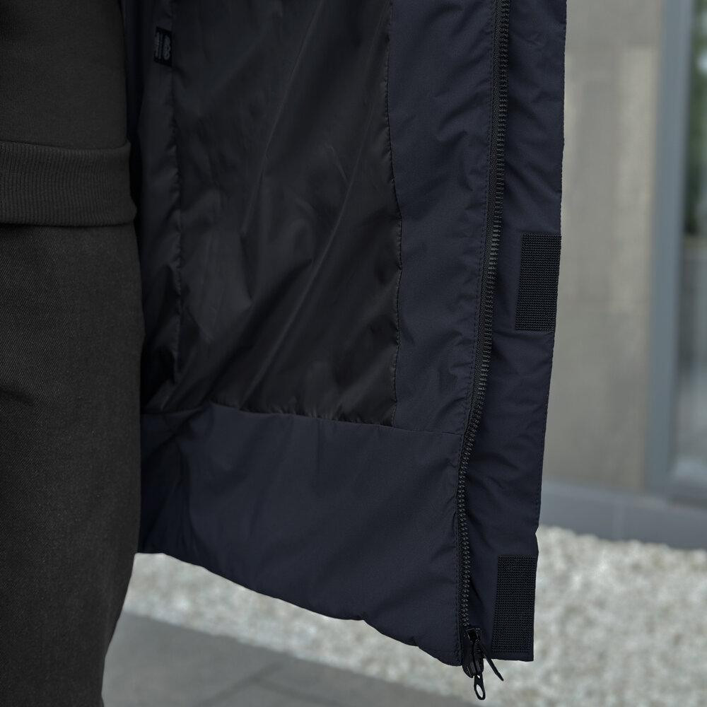 Темно-синя зимова куртка для чоловіків Pobedov Legas Київ - фото 6