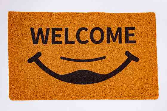 Килимок привратний WELCOME прямокутний 70*40 см коричневий HP-47-9 Київ