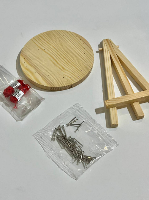 Дитячий набір для творчості стрінг-арт "Серце" YG0115(28276) дерев'яна основа Вінниця - фото 4