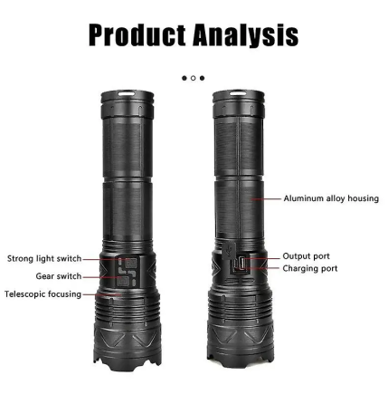 Ручний ліхтарик XA-G20 алюмінієвий корпус літієві батареї 4х181350 Київ