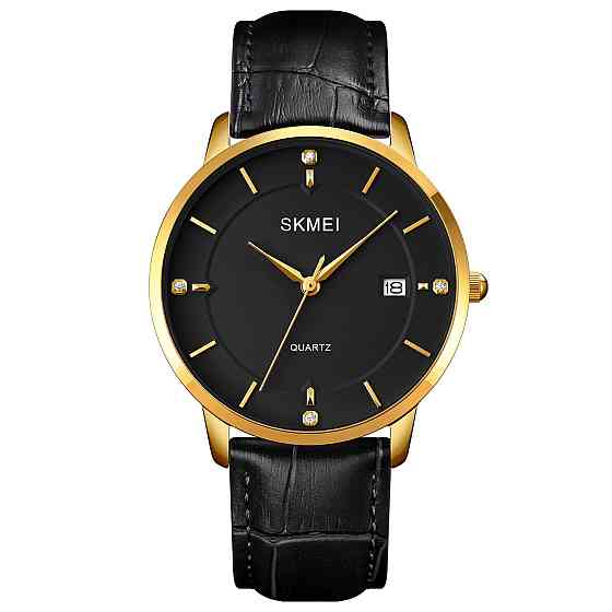 Skmei 1801LGDBK Gold-Black Leather SBR Киев