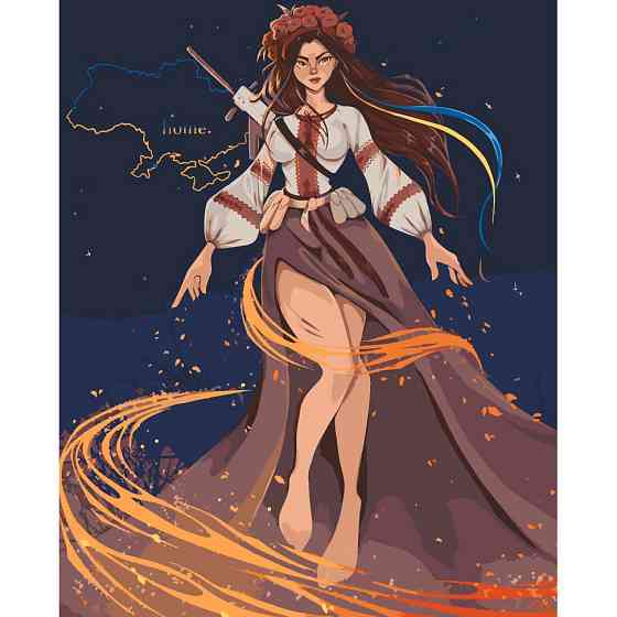 Картина за номерами "Незламна" ©LIEN_ILLUSTRATION 10076-AC 40х50 см Вінниця