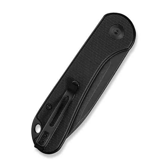 Ніж складаний кишеньковий Civivi Elementum Slip Joint, (7.5 см) 14C28N / G10 чорний Киев