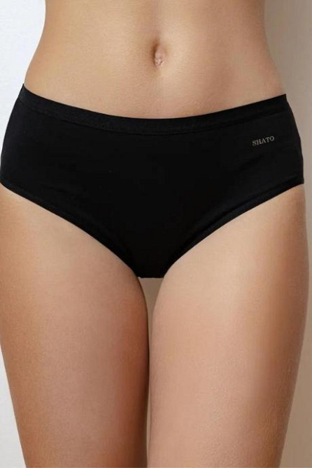 Жіночі високі труси. Чорний колір. 2 штуки в пакованні. SHATO MAXI BLM 211 XXL Київ - фото 1