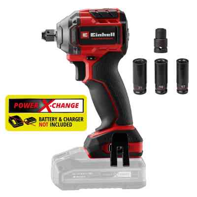 Гайковерт Einhell Professional TP-CW 18/260-C Li BL - Solo 18V, бесщеточный, 260Нм 0-2700об/мин, 0.95кг (без АКБ и (4510090) Винница