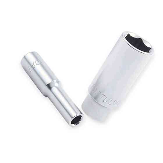 Головка торцевая шестигранная удлиненная 1/2 14мм CrV Мукачево