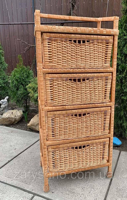 Комод плетеный на 4 ящика Киев - изображение 3