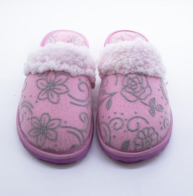 ДомашниеТапочки женские закрытые PaGo розовые Одесса - изображение 8