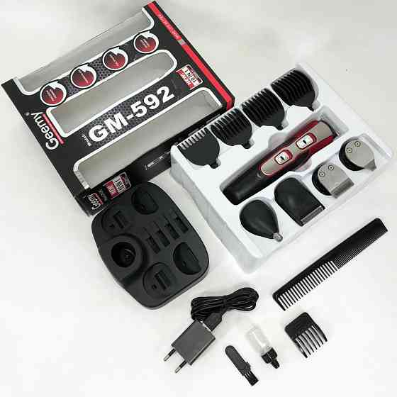 Професійний бездротовий тример GEMEI GM-592, Машинка-тример 3 в 1 для стрижки волосся LU-57 Івано-Франківськ