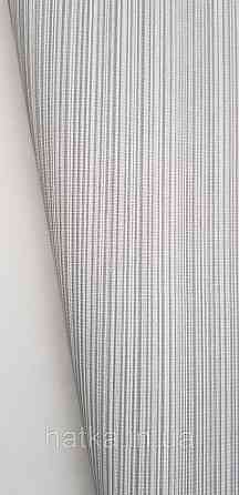 Шпалери вінілові на флізеліні Sintra Adria метрові однотонні тонка смужка структурні сірі Київ