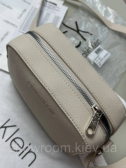 Невелика жіноча сумочка на плече Ck 2765 beige Київ - фото 3