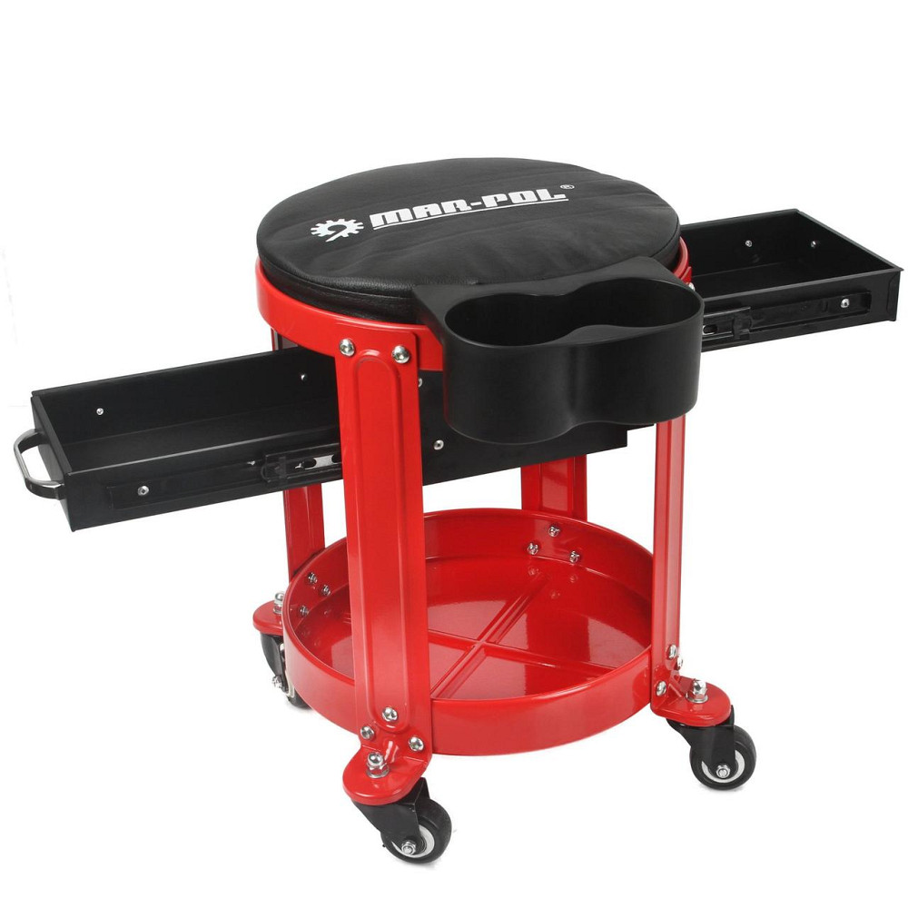 Табурет стульчик для мастерской с ящиком и на колесах Mar-Pol (M80196) Нововолынск - изображение 5