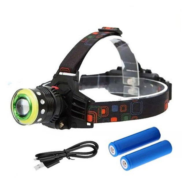 Ліхтарик на лоб Police, Водонепроникний ліхтарик Налобний з захистом від вологи JE-10 Львів - фото 7