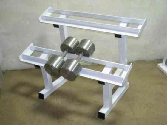 Стойка для гантелей 1.2 м Стойки для гантелей, грифов и дисков разборная Киев