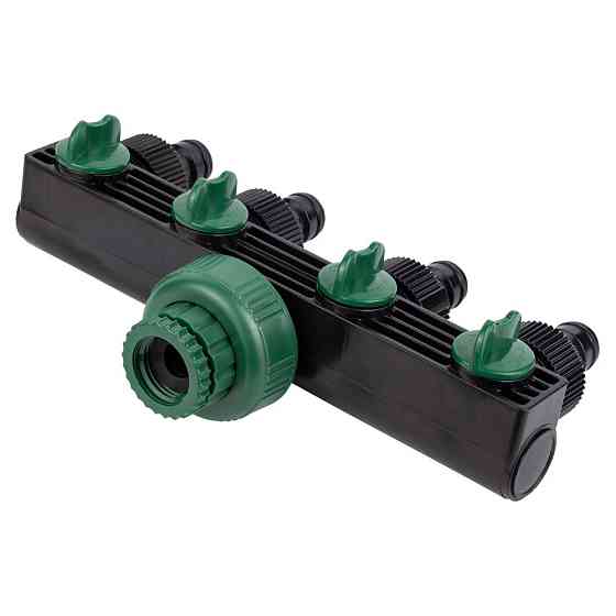 Кран распределительный с адаптерами 1/2