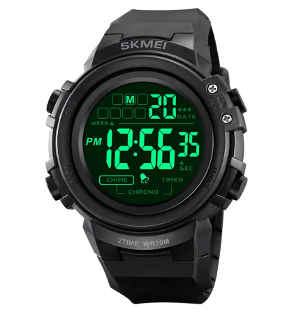 Годинник чоловічий наручний спортивний Skmei 2260 (Чорний з чорним) Вінниця