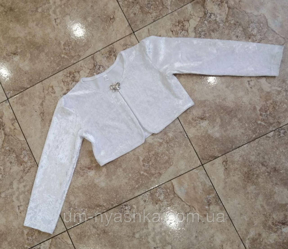 Болеро из бархата (мраморный велюр велюр) на 3-7 лет Кривой Рог - изображение 2