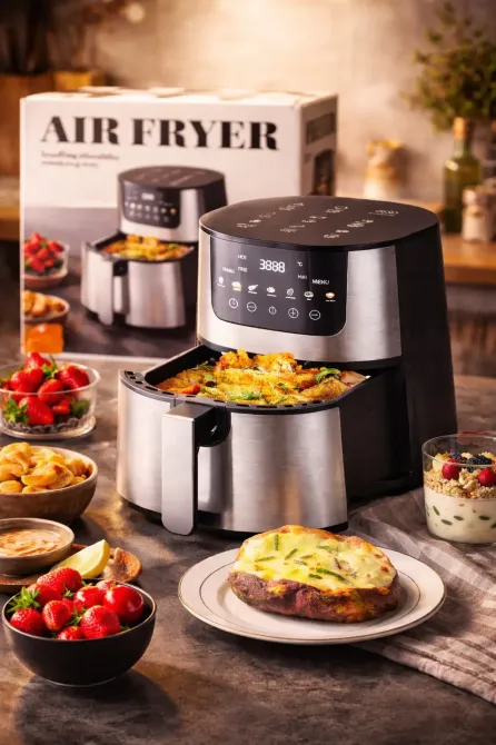 Сенсорная аэрофритюрница на 7л, 4200Вт, RB-2268 / Мультипечь для дома Коломия - фото 1