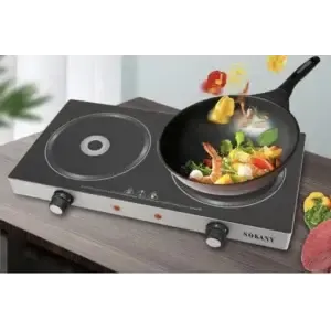 Плита Sokany SK-224 инфракрасная , на 2 конфорки, 2400 Вт (SK-224) Коломия - фото 6