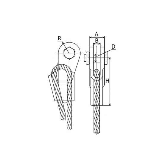 Втулка клинова зі шплінтом 9-10 мм Одеса
