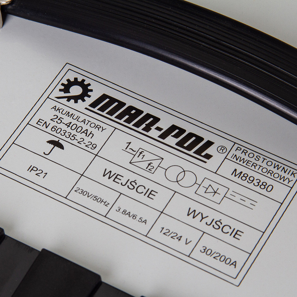 Пуско-зарядний пристрій з функцією зарядки та запуску двигуна 12/24 В Mar-Pol (M89380) Нововолинськ - фото 10