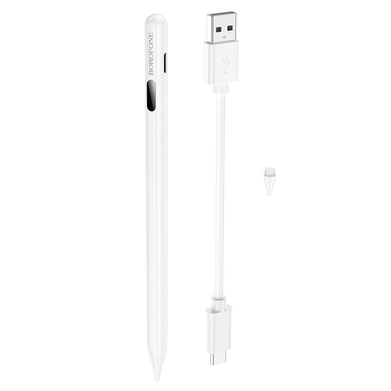 Стилус BOROFONE BG101 Active capacitive pen with digital display pad dedicated White Київ - фото 4