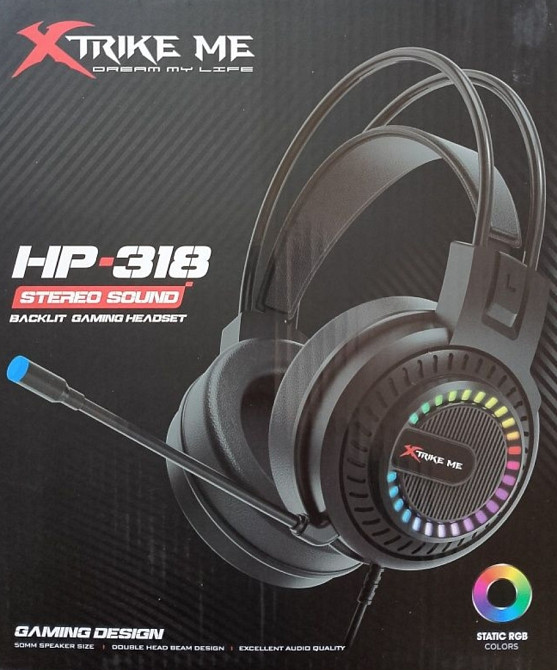 Игровые наушники Xtrike Me Hp-318 Киев - изображение 2
