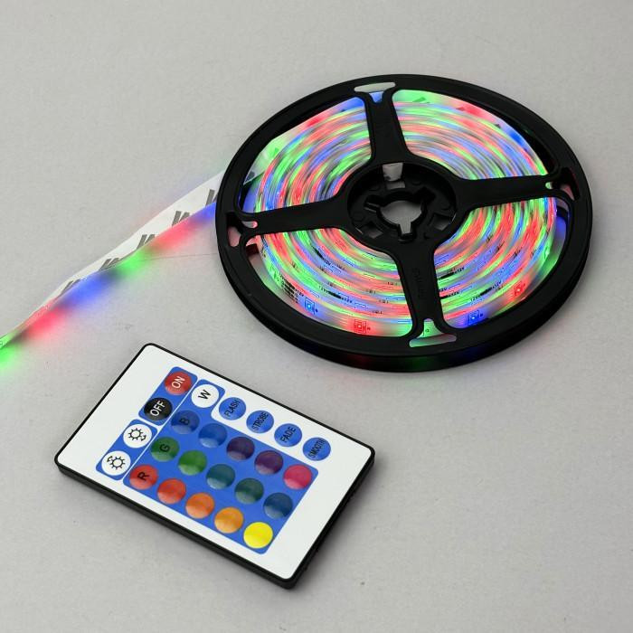 Лента светодиодная (гирлянда) с пультом 5 м RGB Харьков - изображение 2