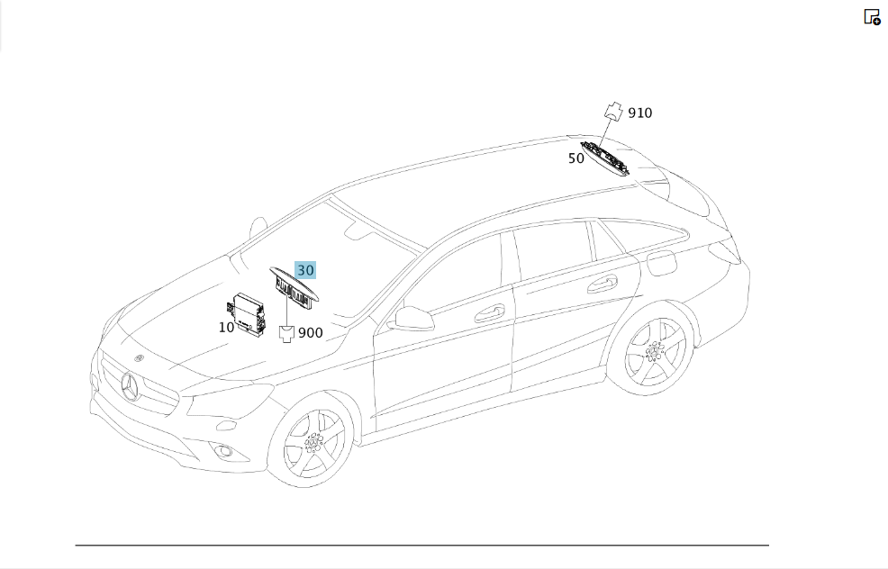 Mercedes-Benz  A1725420023 Індикатор парктроніка спереду SLK/SLC R172 C-Class Estate S204 C-Class W204 GLK X204 C-Class Coupe C204 G-class W463 ML/GLE Одеса - фото 5