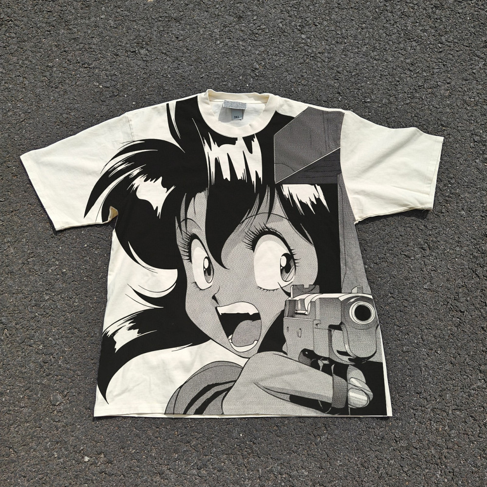 Футболка мужская с принтом аниме Аниме Гунсмитх Катс Раллй манга оверсайз (S/M/L) Черний Днепр - изображение 1