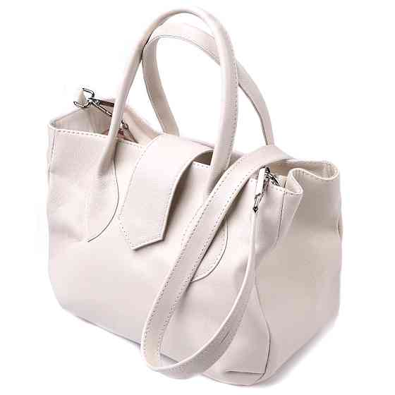 Ділова жіноча сумка з двома ручками з натуральної шкіри (SHVIGEL) Київ