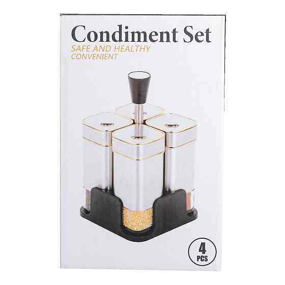 Набір контейнерів для спецій 4 шт на підставці Київ