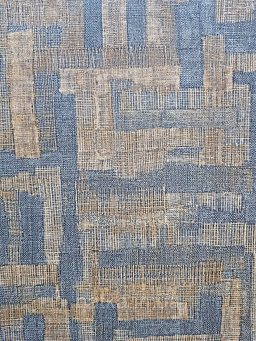 Шпалери вініл на флізеліні AS creation Metropolitan stories ByTime 0,53х10 плетінка структурні коричневі чорні Київ - фото 1