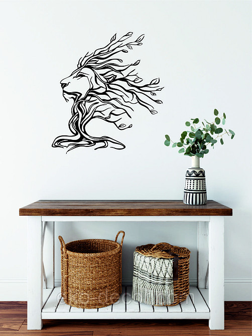 Декоративное настенное 3D Панно «Лев» Декор на стену с объемом Киев - изображение 4