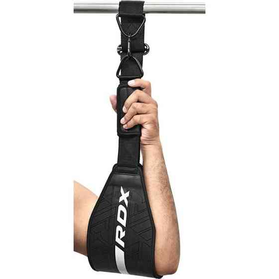 Петлі підвісні (петлі Береша) RDX F6 KARA Gym Workout Abs Straps Black/White Каменское