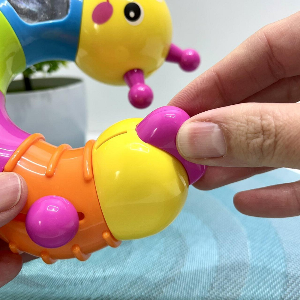 Брязкальце Гусениця-логіка з 6 секцій Вид 2 (9182) Чернігів - фото 7