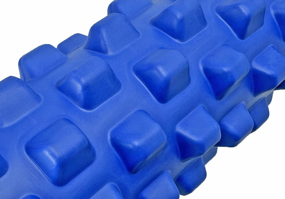 Масажний ролик EasyFit Grid Roller PRO 33 см Синій Коломия - фото 3