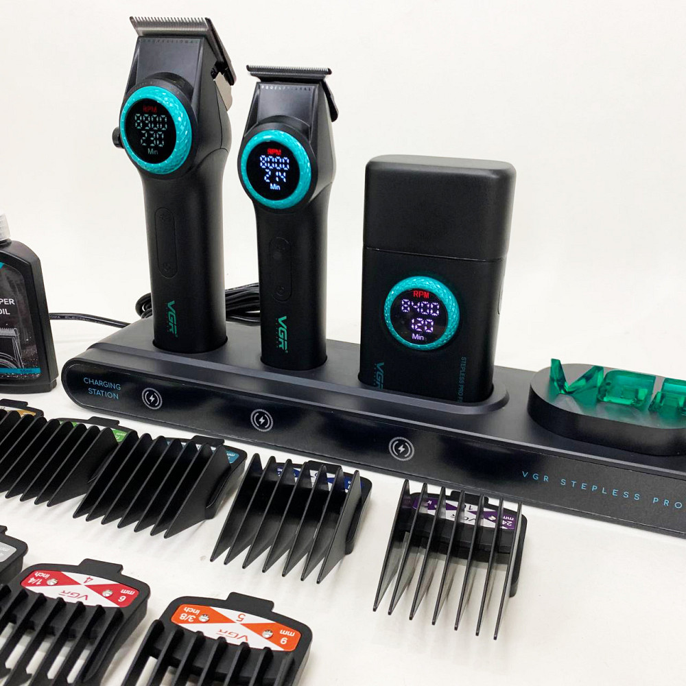 Стильна машинка для стрижки VGR, Бездротовий тример для стрижки волосся Машинка підстригання BJ-88 Івано-Франківськ - фото 1