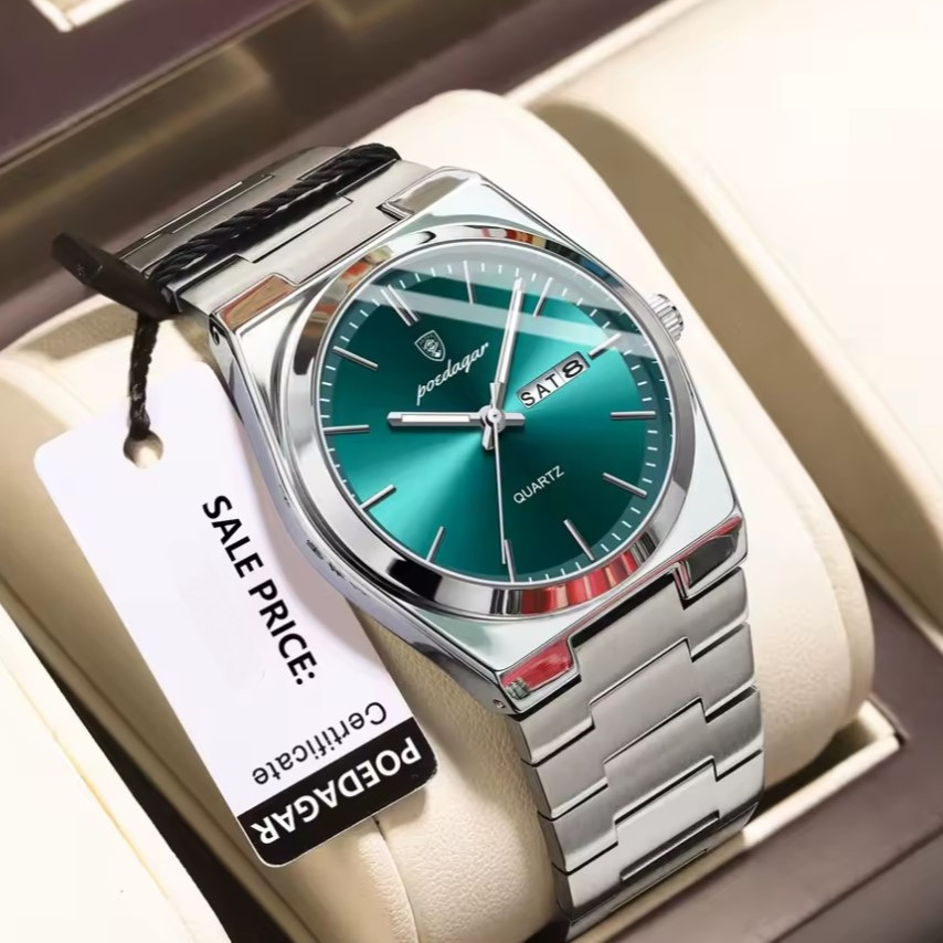 Годинник чоловічий наручний Poedagar Teodor Teal Сріблястий Вінниця - фото 5