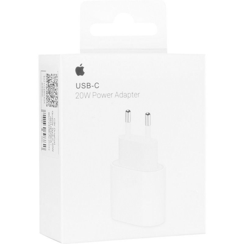 Мережевий зарядний пристрій Original Quality Type-C 20W (MHJE3ZM/A/MU7V2ZM/A) (коробка) White Рівне - фото 4