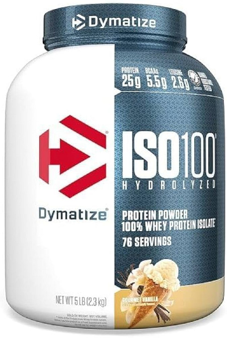 Изолят сывороточного протеина Dymatize nutrition ISO 100 2270 г, Gourmet vanilla Луцк - изображение 1