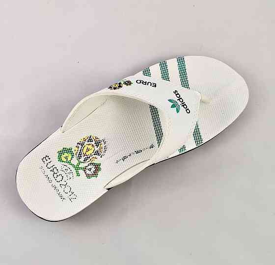 Чоловічі Шльопанці Тапочки Adidas Сланці В'єтнамки Адідас Білі (розміри: 41) Дніпро