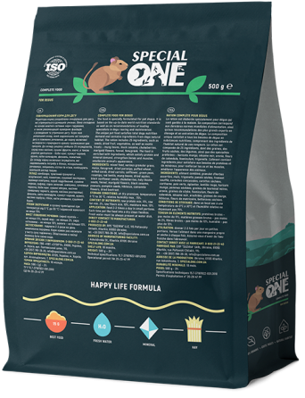 Полноценный корм Спешиал Ван Special One для дегу, 500 г Винница