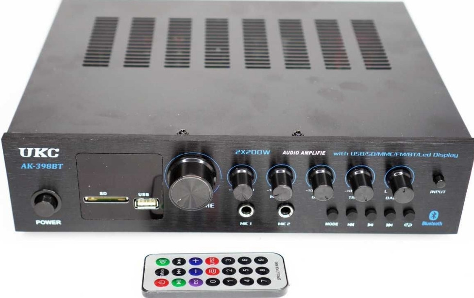 Аудио усилитель Bluetooth USB SD FM караоке стерео усилитель звука для колонок Харьков - изображение 2