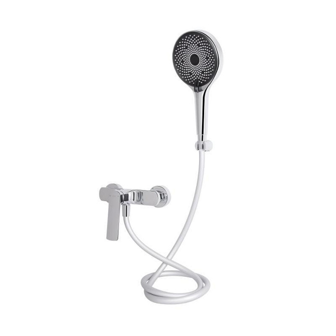 Змішувач для душу Qtap Slavonice з душовим гарнітуром QTSLV4042103C Chrome Харків - фото 3