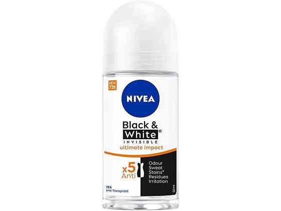 Антиперспирант роликовый жен. 50мл Черное и Белое Невидимый ULTIMATE IMPACT ТМ NIVEA Киев